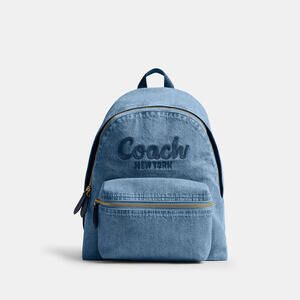 Coach Cargo Denim Backpack